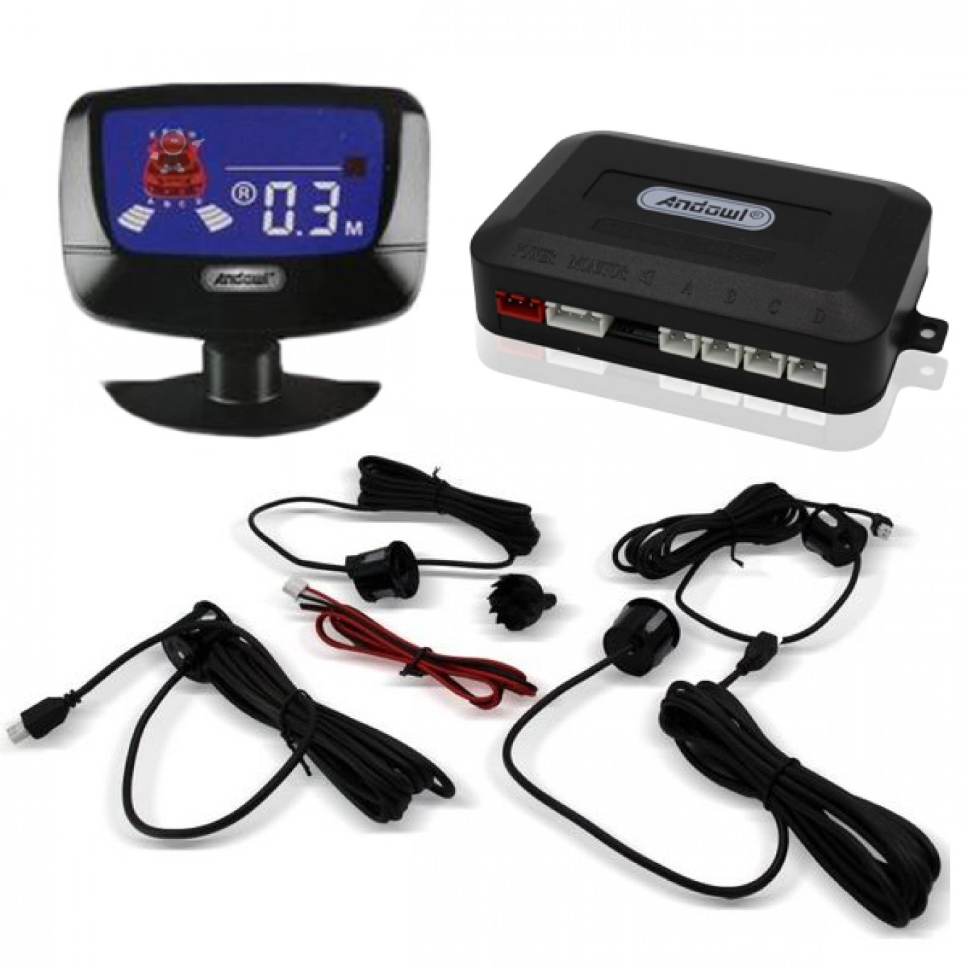 Αισθητήρες Παρκαρίσματος με Ηχητική Ειδοποίηση, Μέτρηση Απόστασης & Ψηφιακή Οθόνη Q-CA202 Αισθητήρες Παρκαρίσματος με Ηχητική Ειδοποίηση, Μέτρηση Απόστασης & Ψηφιακή Οθόνη Q-CA202