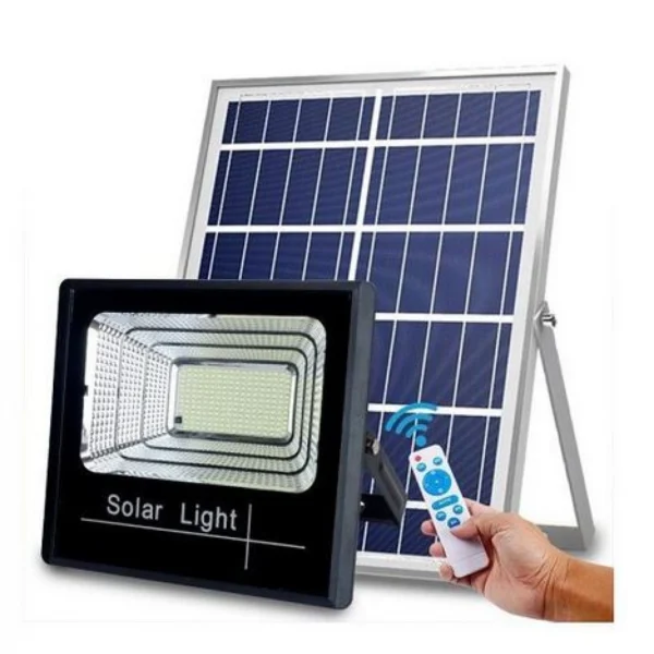 Ηλιακός Προβολέας LED 300W με Πάνελ & Τηλεχειριστήριο Jortan JT91001-YY300W