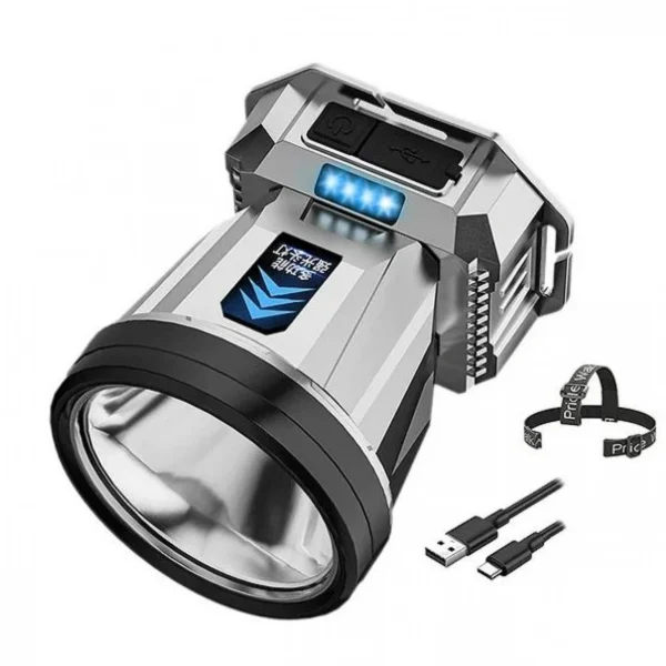Επαναφορτιζόμενος Αδιάβροχος IP31 Φακός Κεφαλής LED με Ισχύ 5w BL-T998