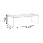 Μεταλλικό Ράφι Πάγκου - Βάση Οργάνωσης Κουζίνας 34,5X21X20cm