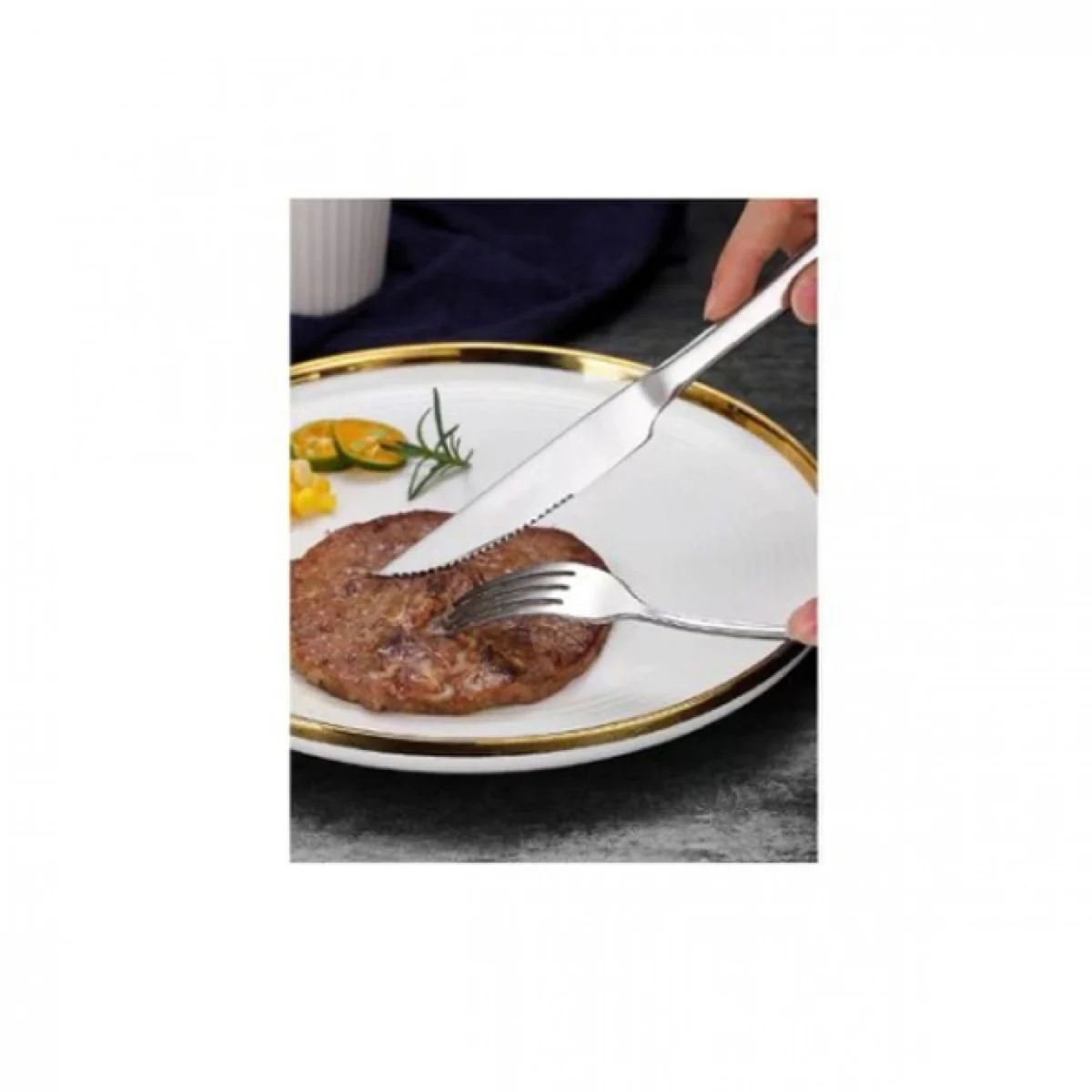 Σετ 2 τεμ. Μαχαίρια Φαγητού Ανοξείδωτα, 22.5cm