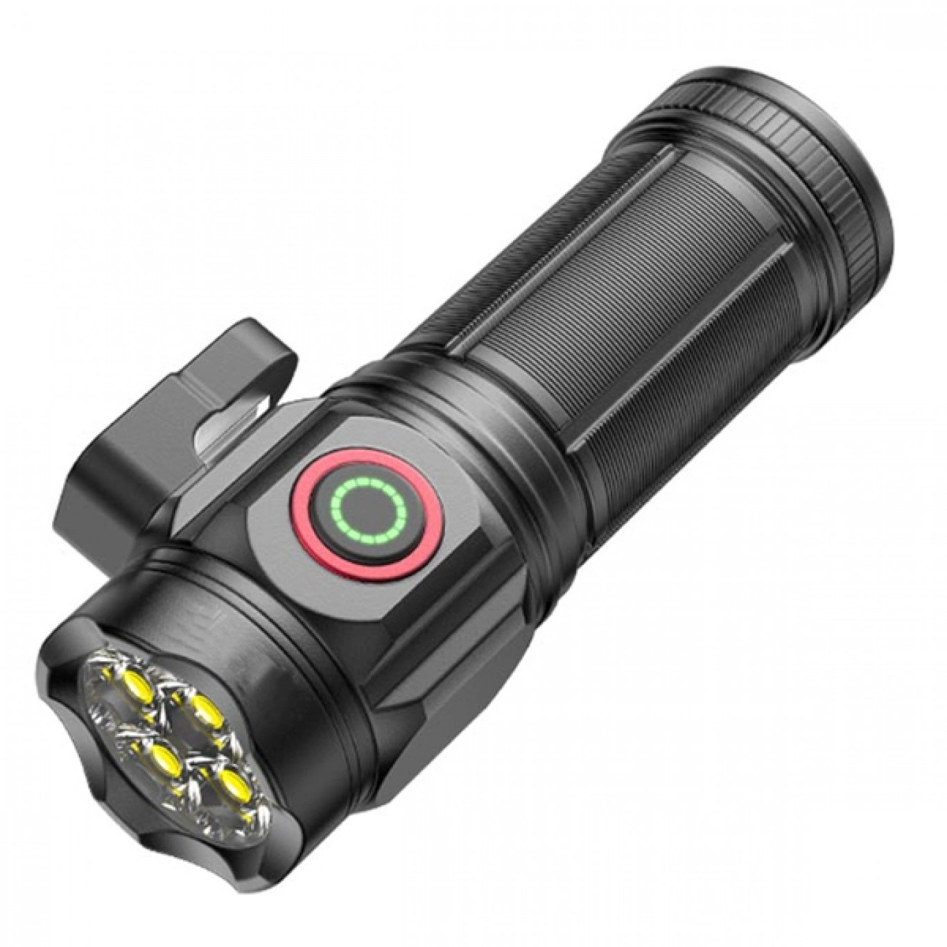 Super Bright Mini Επαναφορτιζόμενος Φακός LED με Λεπίδα Κοπής και 5 Λειτουργίες Φωτισμού Super Bright Mini Επαναφορτιζόμενος Φακός LED με Λεπίδα Κοπής και 5 Λειτουργίες Φωτισμού