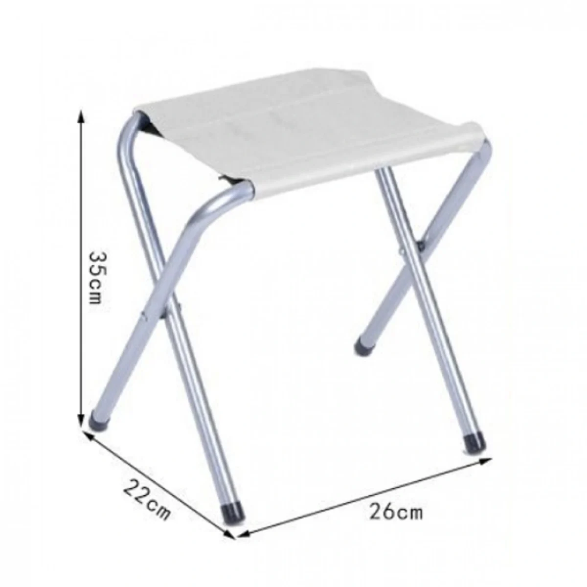 Αναδιπλούμενο Σκαμπό Ψαρέματος - Κυνηγίου 22x26x35εκ - Outdoor Portable Folding Fishing Chair