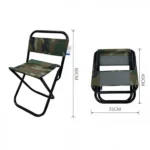 Αναδιπλούμενη Καρέκλα Σκαμπό Ψαρέματος - Κυνηγίου Παραλλαγής 45x35x60εκ - Outdoor Portable Folding Fishing Chair