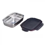 Φαγητοδοχείο με Aποσπώμενο Eσωτερικό INOX 3 Θέσεων και Βαλβίδα Εξαερισμού