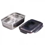 Φαγητοδοχείο Ανοξείδωτο με Πλαστικό Καπάκι 1.9L