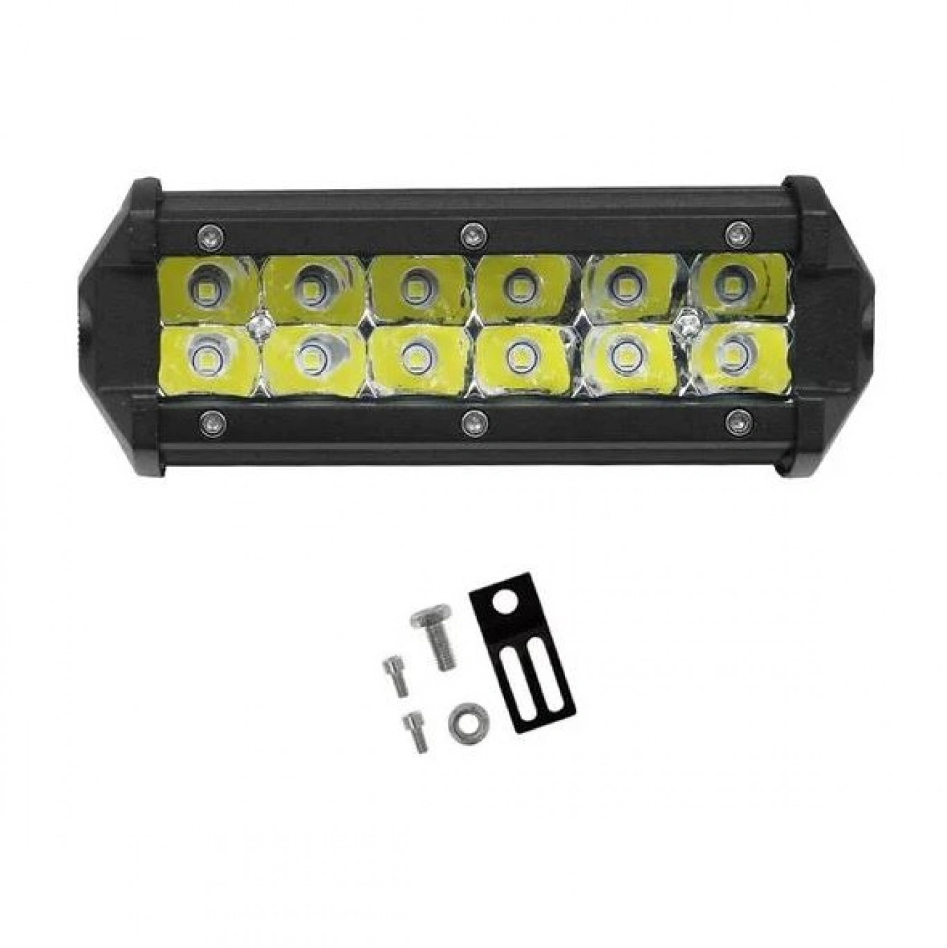 LED Αδιάβροχος Προβολέας Αυτοκινήτου 54 SMD 12-24V 25cm με Ψυχρό Λευκό Φωτισμό Μαύρο LED Αδιάβροχος Προβολέας Αυτοκινήτου 54 SMD 12-24V 25cm με Ψυχρό Λευκό Φωτισμό Μαύρο