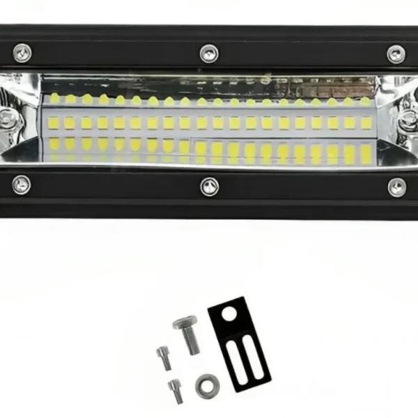 LED Αδιάβροχο IP68 Προβολάκι - Μπάρα Αλουμινίου για Οχήματα 36W - 12V-24V 10cm - 12 CREE T6 3600LM 6000K