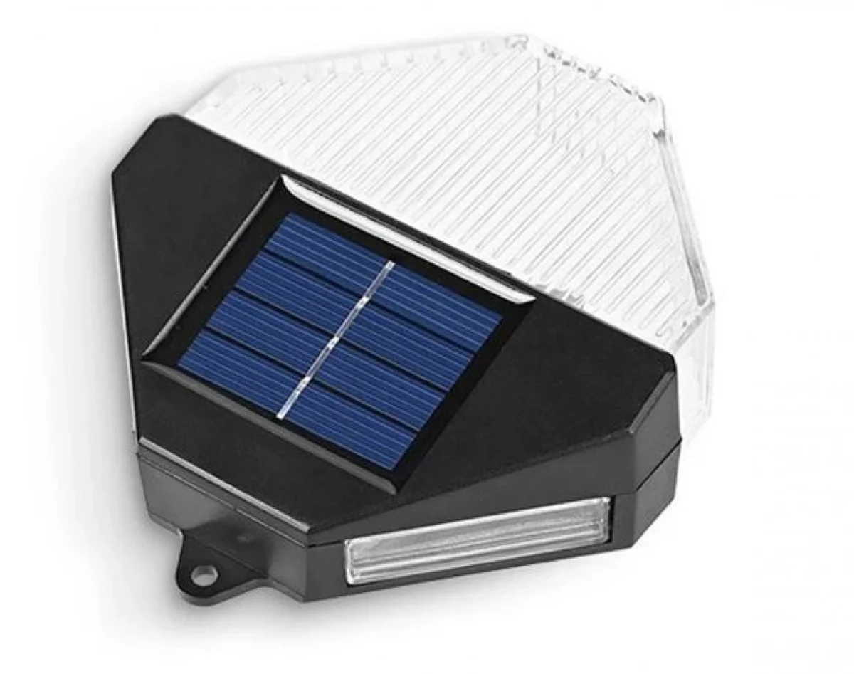 FOYU Αδιάβροχο Επιτοίχιο Ηλιακό Φωτιστικό 114 LED 30W Εξωτερικού Χώρου με Αισθητήρα Κίνησης - 3 Λειτουργίες Φωτισμού & Ευρυγώνιο Φωτισμό 160º