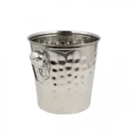 Σαμπανιέρα Παγοθήκη με Σφυρήλατο Σχέδιο σε Ασημί χρώμα 5.2L