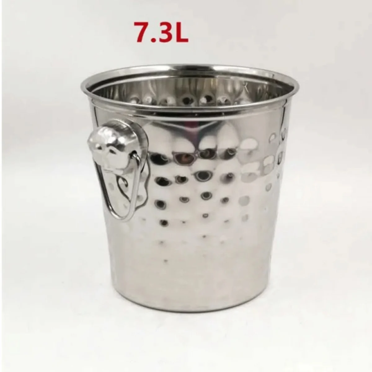 Σαμπανιέρα Παγοθήκη Σφυρήλατο Σχέδιο σε Ασημί χρώμα 7.3L