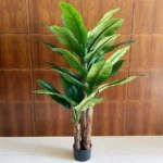 190cm Τεχνητό Διακοσμητικό Φυτό Μπανανιά σε Γλάστρα 190cm