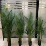 120cmΤεχνητό Διακοσμητικό Φυτό Κέντια σε Γλάστρα