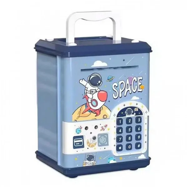 Ηλεκτρονικός Παιδικός Κουμπαράς με Φώτα & Ήχους με Δακτυλικό Αποτύπωμα 3+ Μπλε