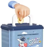 Ηλεκτρονικός Παιδικός Κουμπαράς με Φώτα & Ήχους με Δακτυλικό Αποτύπωμα 3+ Μπλε