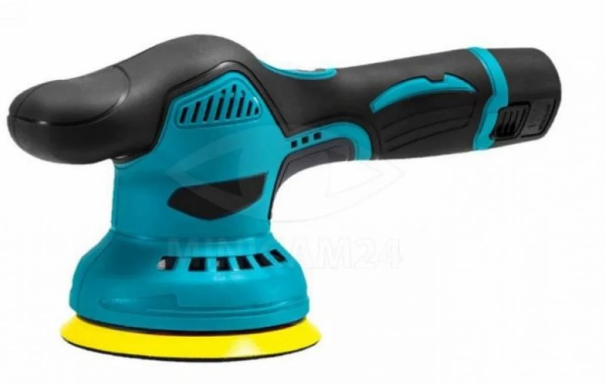 Επαναφορτιζόμενος Έκκεντρος Αλοιφαδόρος SPTA® 150mm 12V με Δύο Μπαταρίες 2x 2Ah & Ρύθμιση Στροφών