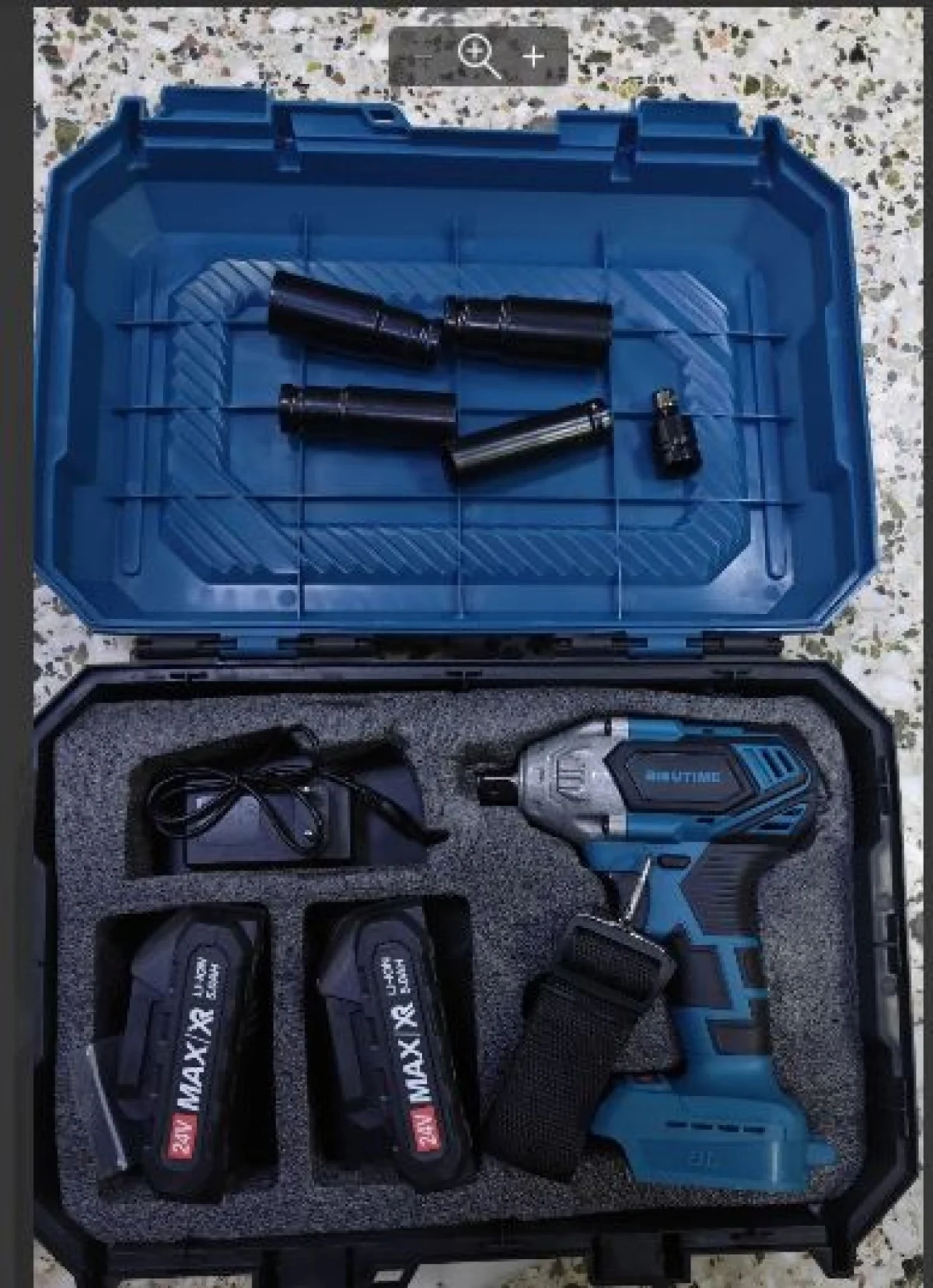 Επαναφορτιζόμενο Μπουλονόκλειδο 5AH 550 N/M - 2 Μπαταρίες