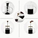 Καφετιέρα Πρέσσα για Γαλλικό Καφέ με Ξύλινο Καπάκι 600ml