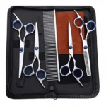 Πλήρες Κιτ Ψαλιδιών Περιποίησης Κατοικιδίων 7 ιντσών και χτένα QLYB-19