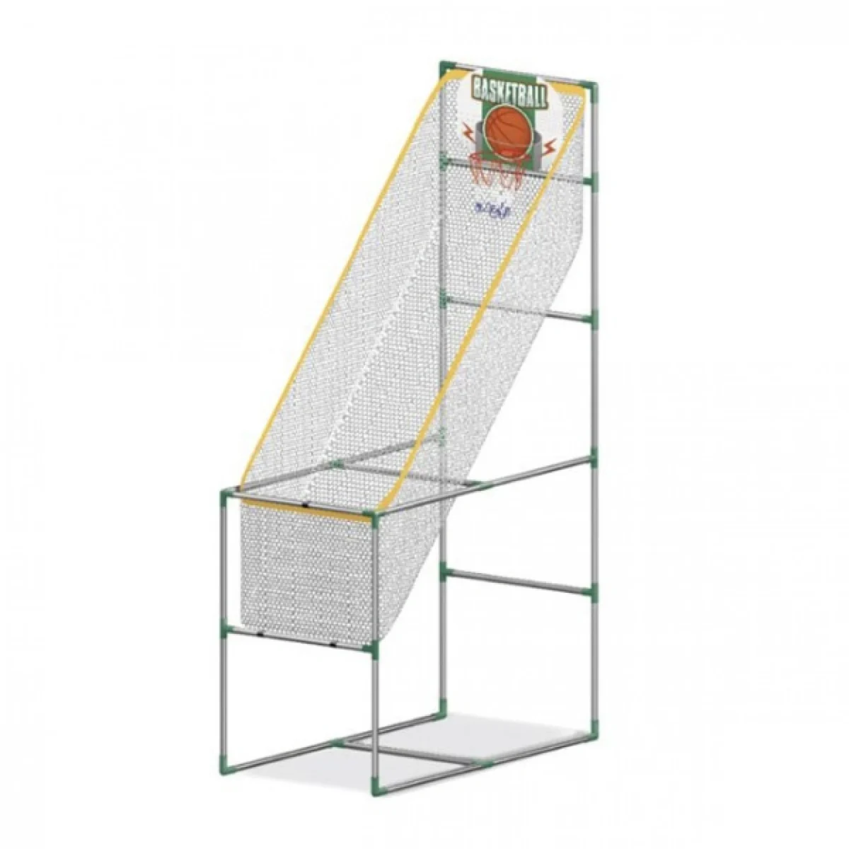 Παιδική Μπασκέτα Εσωτερικού & Εξωτερικού Χώρου με Βάση, Μπάλα & Τρόμπα