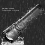 Επαναφορτιζόμενος Αδιάβροχος Φακός LED X-Bailog BL-G600-6 Μαύρο