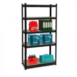 Μεταλλική Ραφιέρα 180x90x40εκ με 5 Ξύλινα Ράφια