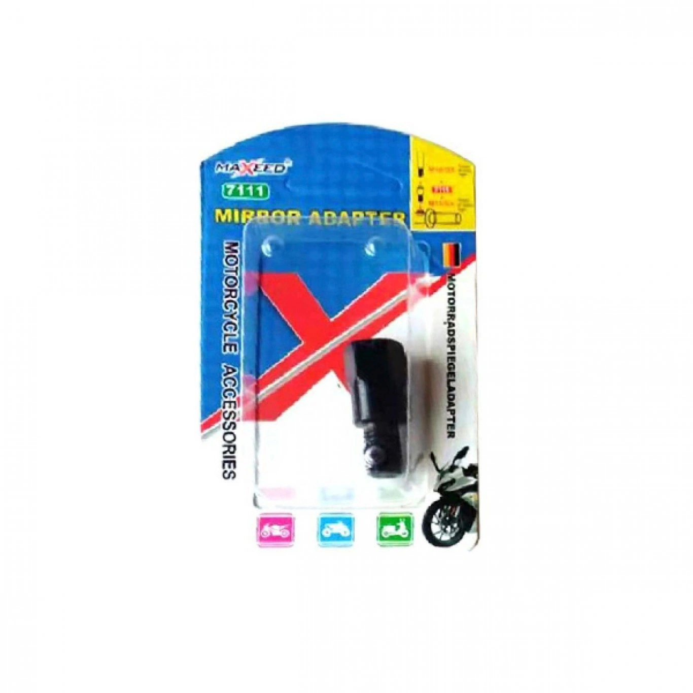 Αντάπτορας για Καθρέφτες Μοτοσυκλέτας Φ10mm Αντάπτορας για Καθρέφτες Μοτοσυκλέτας Φ10mm