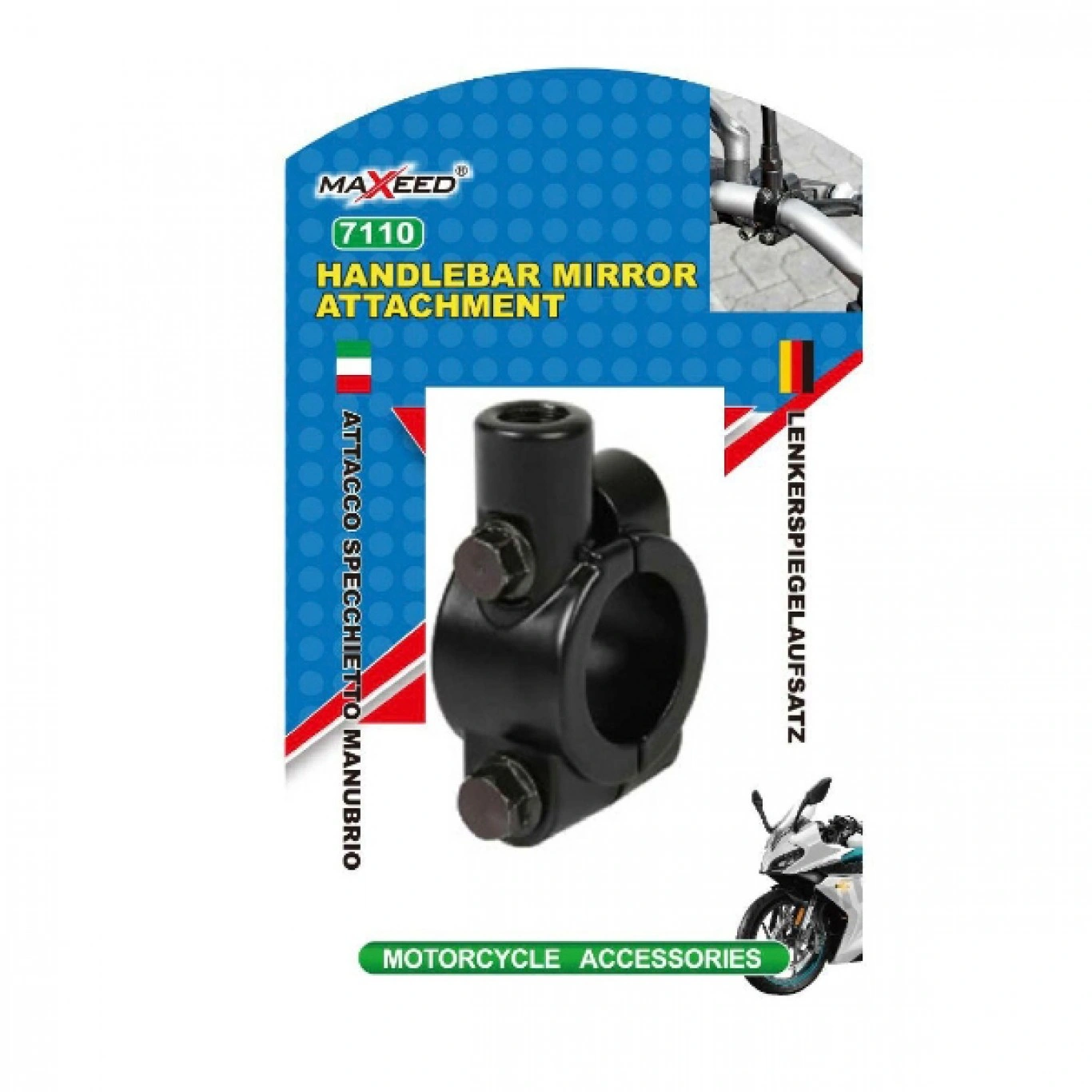 Αντάπτορας για Καθρέφτες Μοτοσυκλέτας Φ22mm M10 Αντάπτορας για Καθρέφτες Μοτοσυκλέτας Φ22mm M10