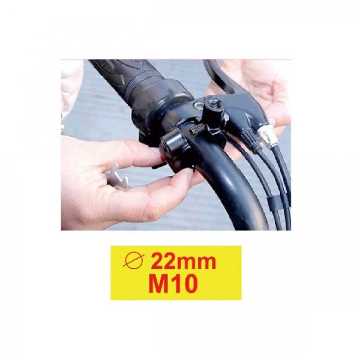 Αντάπτορας για Καθρέφτες Μοτοσυκλέτας Φ22mm M10