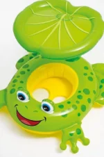 Βρεφικό - Παιδικό Φουσκωτό Σωσίβιο με Λαβές & Σκίαστρο Σχέδιο Μανιτάρι 98cm Μπλε – Beach Inflatable Mushroom