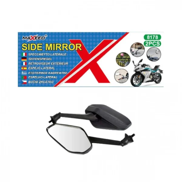 Καθρέφτες Μηχανής 2 Τεμάχια F8mm