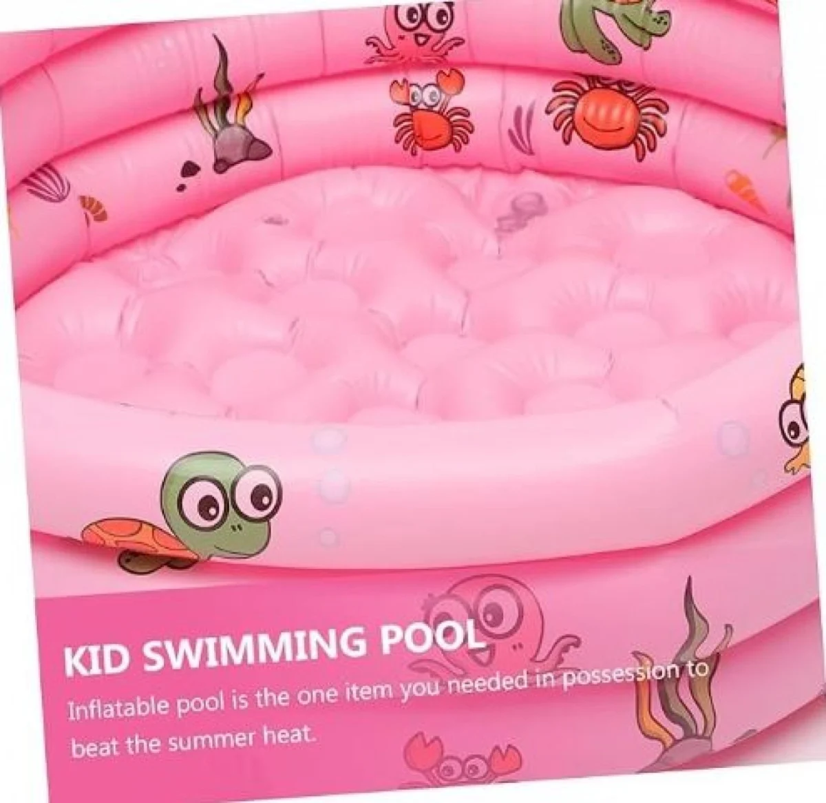 Μεγάλη Παιδική Πισίνα Φουσκωτή 210x150x60cm Μπλε - Swimming Pool