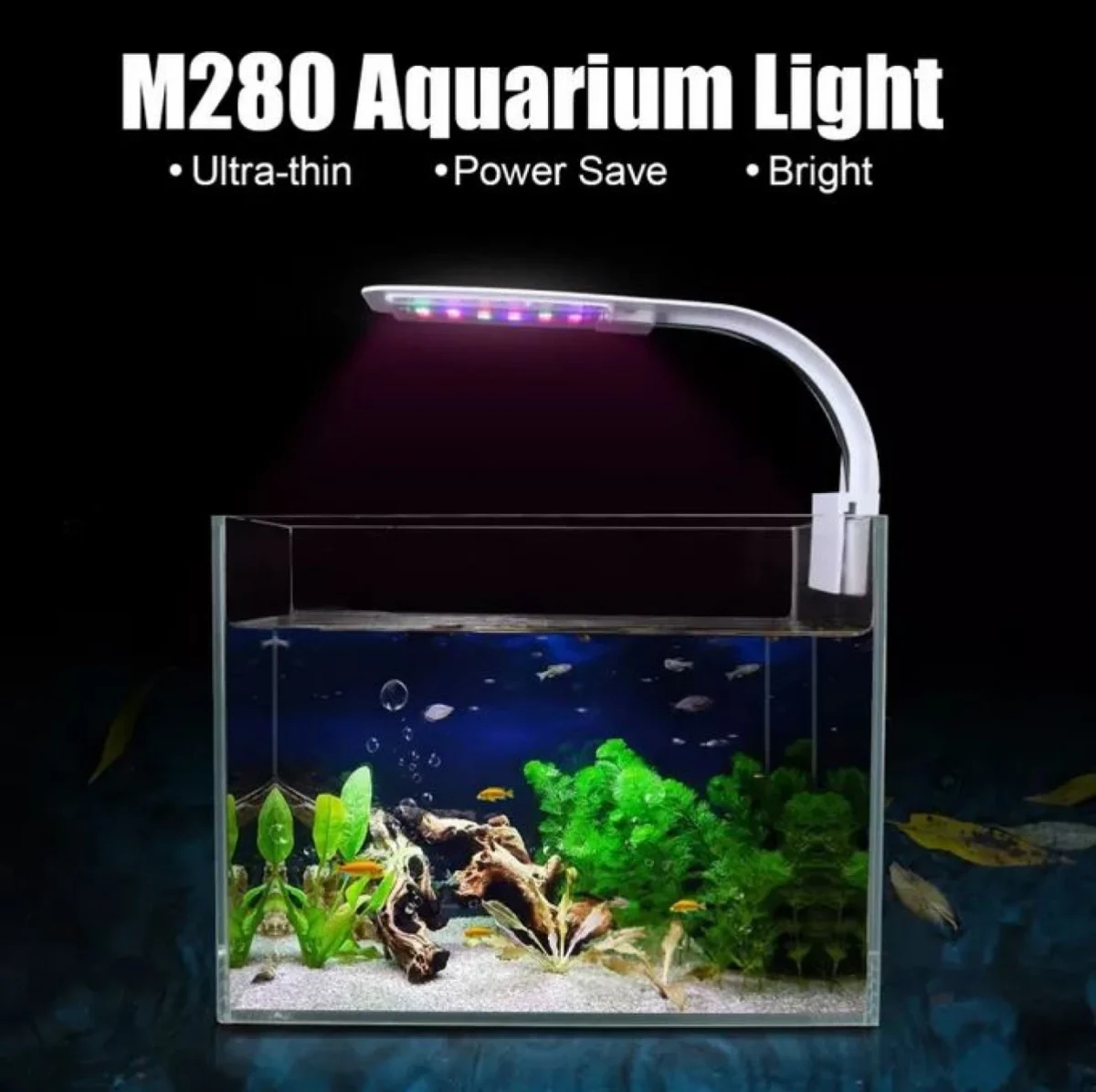 Φωτιστικό Ενυδρείου με Ιδανικό Φως Ημέρας για τον Φωτισμό του Ενυδρείου 22,5x12cm