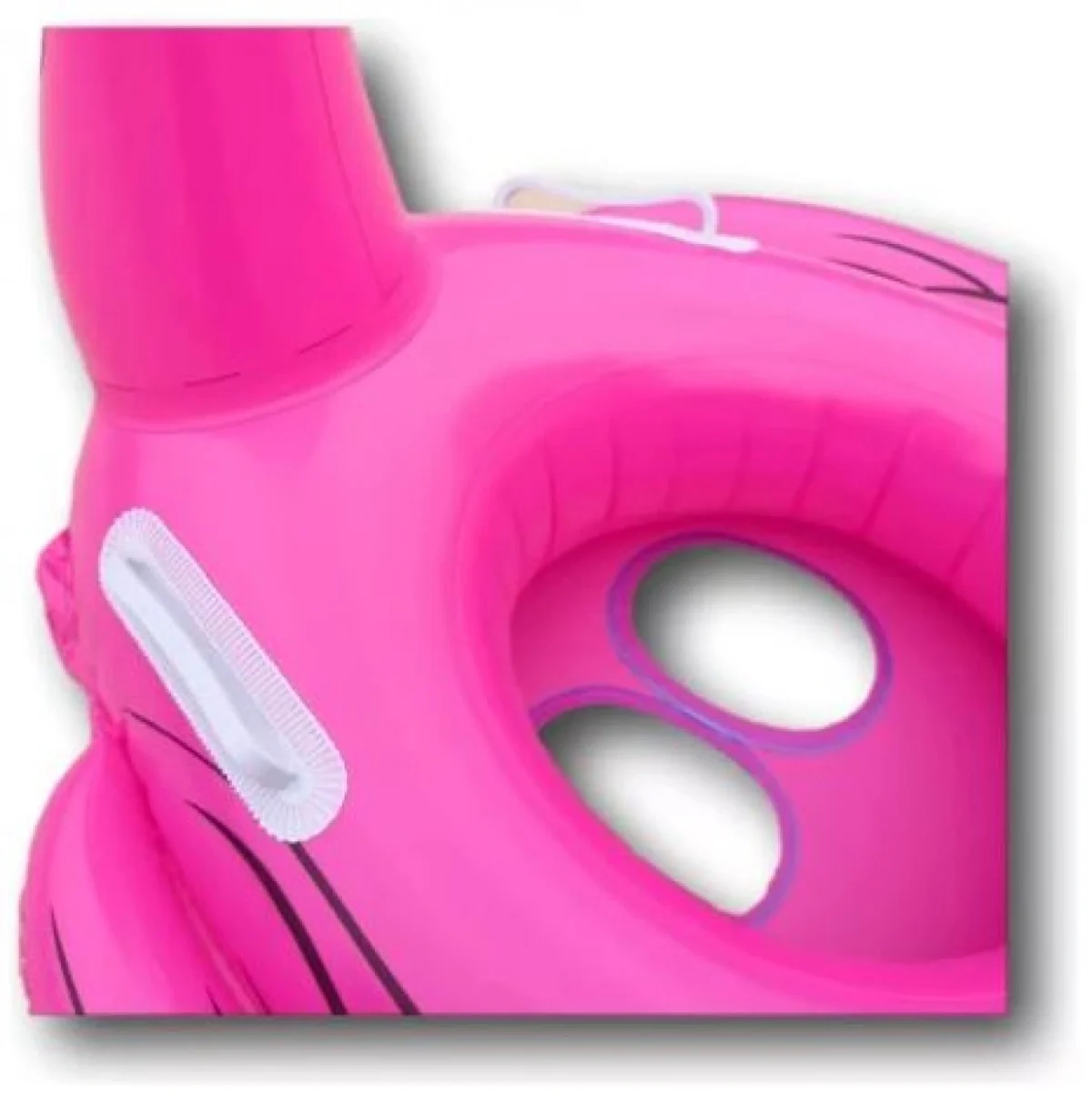 Φουσκωτό Σωσίβιο Flamingo με Πλάτη 80x75cm