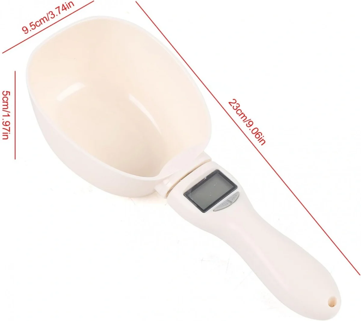 Ψηφιακή Ζυγαριά Κουτάλι - Δοσομετρητής Τροφής Κατοικιδίων 1-800gr