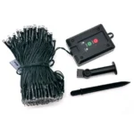 Ηλιακά Χριστουγεννιάτικα Λαμπάκια Πολύχρωμου RGB Φωτισμού 200 LED - 20m με Φωτοβολταϊκό Πάνελ