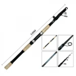 Τηλεσκοπικό Καλάμι Ψαρέματος Spinning 2,10m - Ιδανικό για Αρχάριους και Προχωρημένους