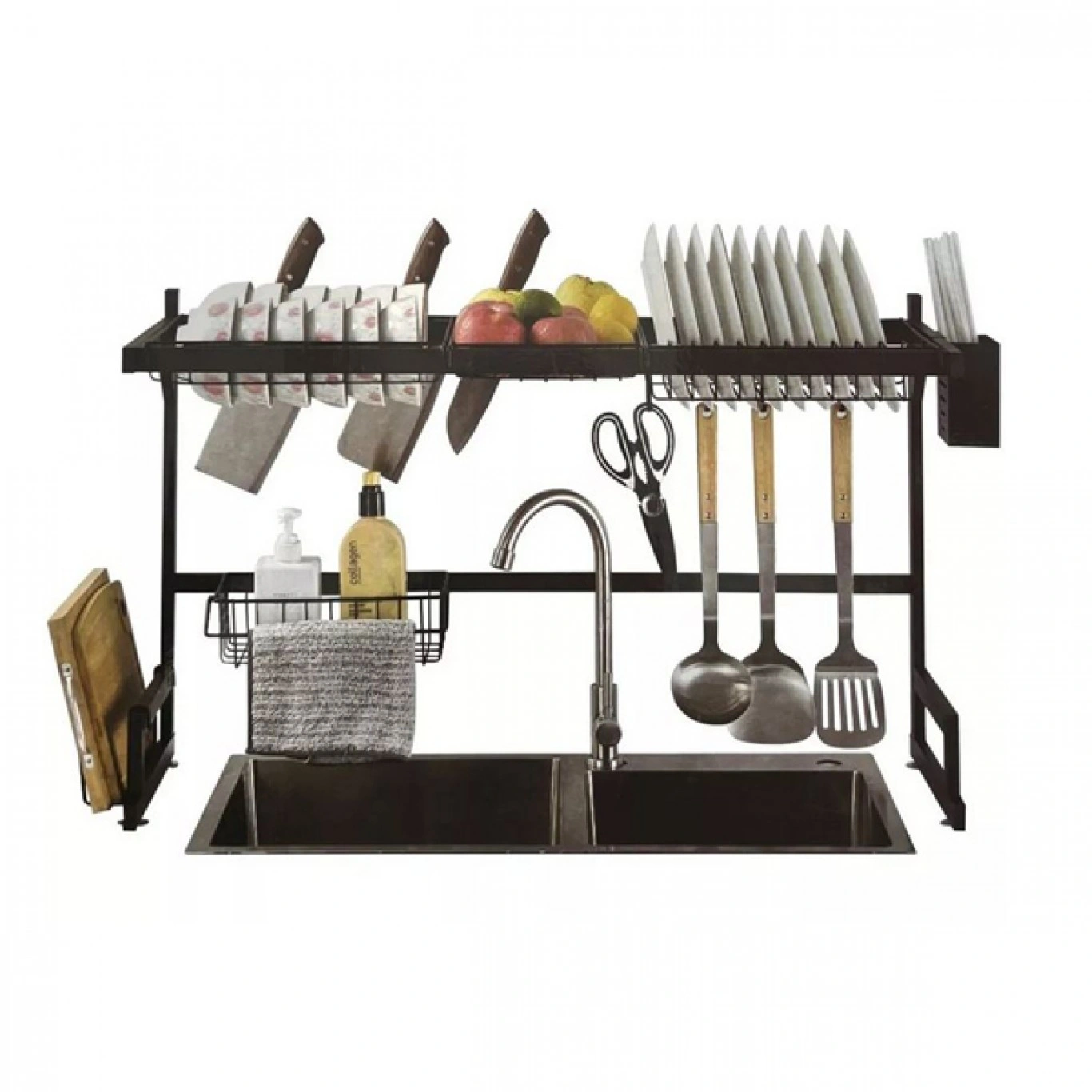 Μεταλλική Πιατοθήκη - Ραφιέρα - Στεγνωτήρας Νεροχύτη 51.5x66x31cm Μεταλλική Πιατοθήκη - Ραφιέρα - Στεγνωτήρας Νεροχύτη 51.5x66x31cm