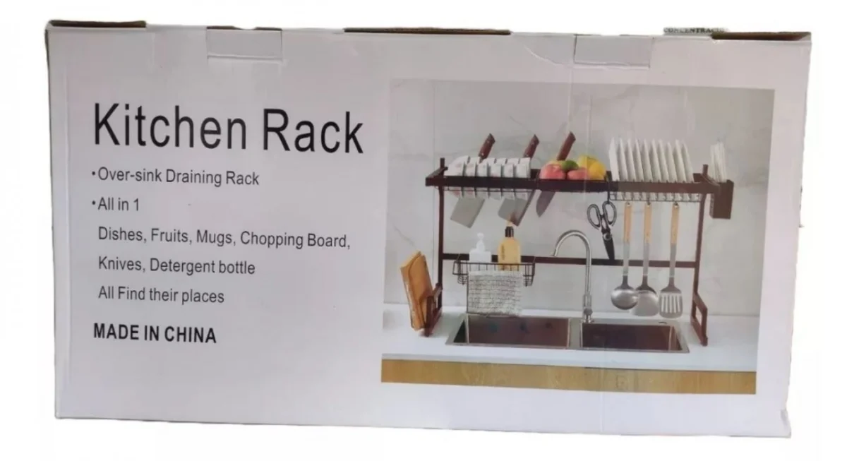 Μεταλλική Πιατοθήκη - Ραφιέρα - Στεγνωτήρας Νεροχύτη 51.5x66x31cm