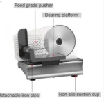 Μηχανή Κοπής Αλλαντικών, Τυριών και Ψωμιού 200W - RAF R.8800