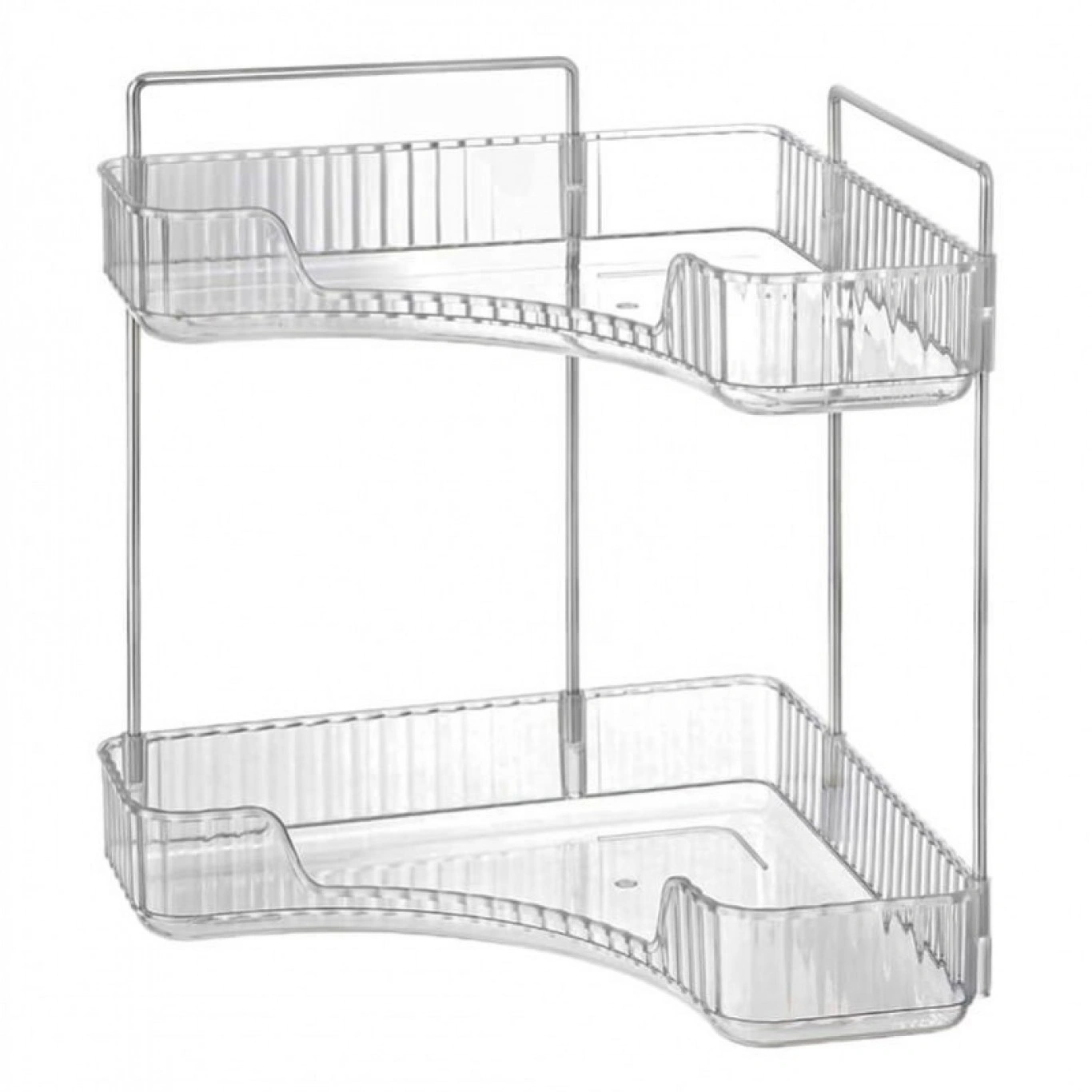 Γωνιακή Βάση Οργάνωσης Καλλυντικών 2 Επιπέδων 25.5x16.5x29.5εκ Γωνιακή Βάση Οργάνωσης Καλλυντικών 2 Επιπέδων 25.5x16.5x29.5εκ