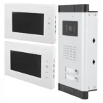 Κιτ Θυροτηλέφωνου με 2 Εγχρωμες Θυροτηλεοράσεις LCD 7” και 1 Κουδούνι με Υπέρυθρη Κάμερα