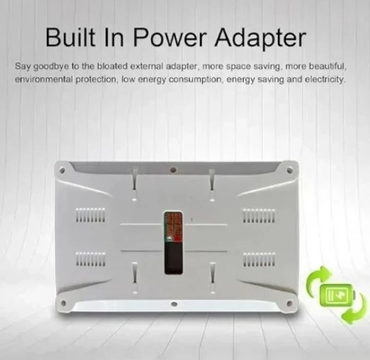 Κιτ Θυροτηλέφωνου με 2 Εγχρωμες Θυροτηλεοράσεις LCD 7” και 1 Κουδούνι με Υπέρυθρη Κάμερα