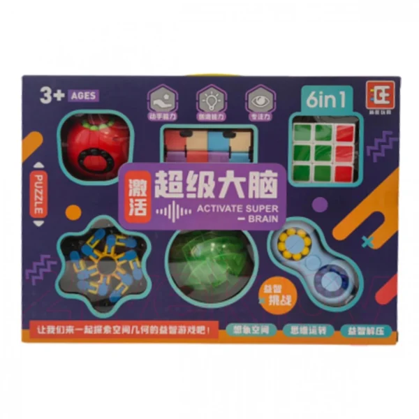 6 σε 1 Παζλ Κατά του Στρες