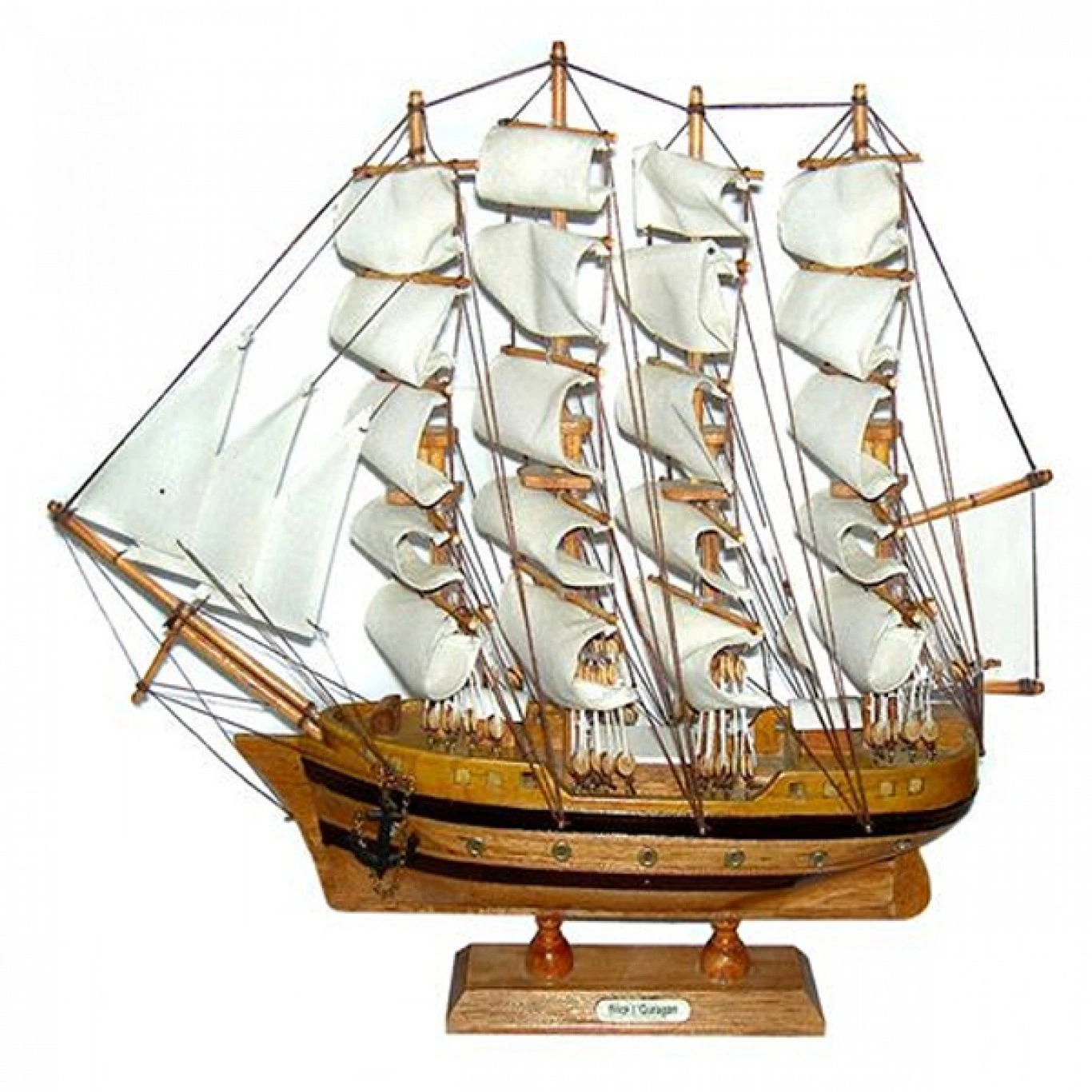 Παραδοσιακό Χριστουγεννιάτικο Ξύλινο Μεγάλο Καράβι 50x45cm Παραδοσιακό Χριστουγεννιάτικο Ξύλινο Μεγάλο Καράβι 50x45cm