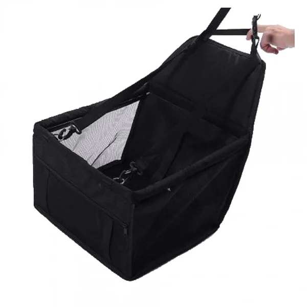 Αδιάβροχο Κάθισμα Αυτοκινήτου για Σκύλο Μαύρο 40x30x25cm