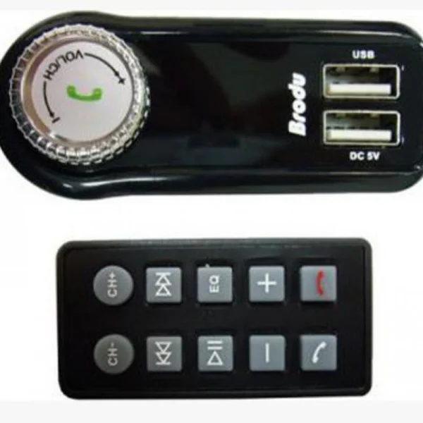 3 σε 1 Bluetooth Αναμεταδότης Αυτοκινήτου FM Transmitter, Hands-Free & Φορτιστής Αναπτήρα με RGB Φωτισμό