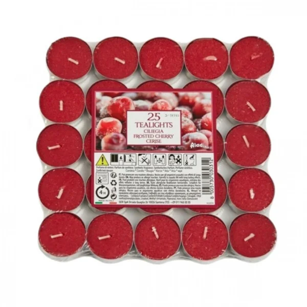 Αρωματικά Κεριά Ρεσώ με Αρωμα Τριαντάφυλλο 25τμχ