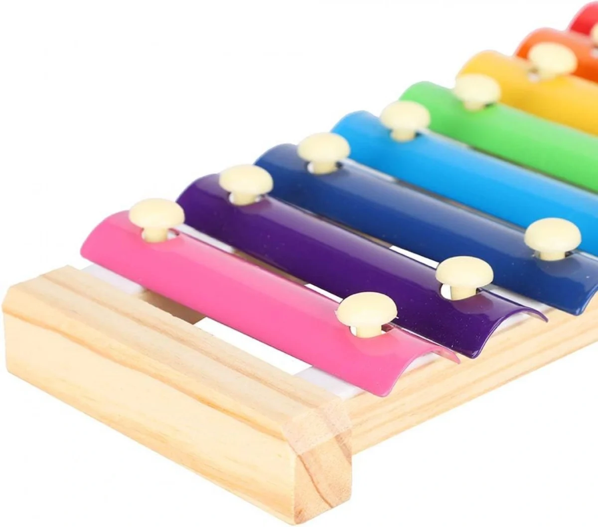 Ξύλινο Μεταλλόφωνο με Χρωματιστά Πλήκτρα 12x24cm