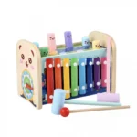 7 σε 1 Ξύλινο Διαδραστικό Παιδικό Παιχνίδι